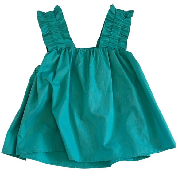 Pleat Holly Top NWT teal size 7 - Picture 1 of 3